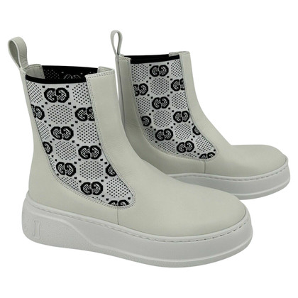 Gucci Ankle boots Leather in White