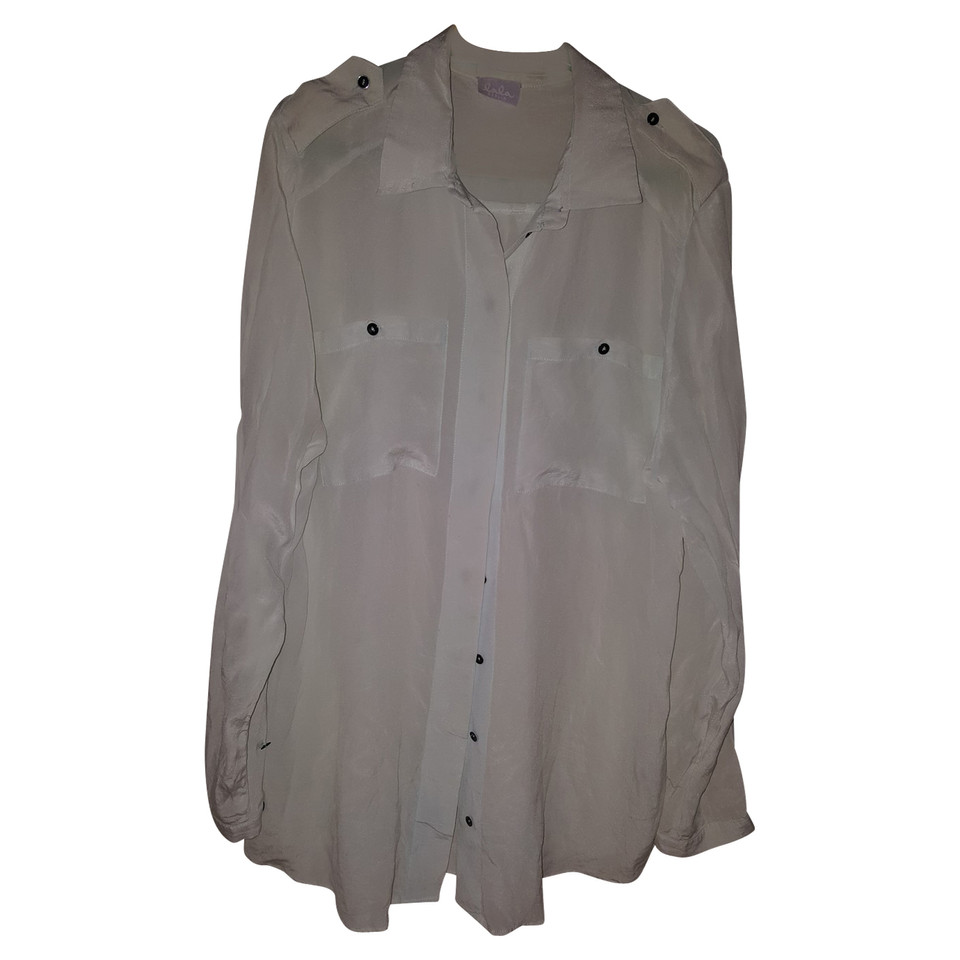 Lala Berlin Pastel colored silk blouse