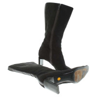 Sergio Rossi Stiefel aus Ponyfell