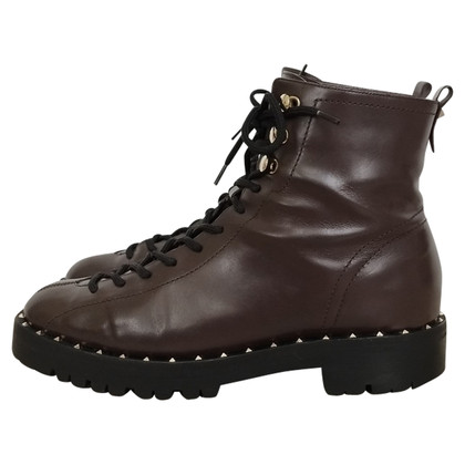 Valentino Garavani Ankle boots Leather in Brown