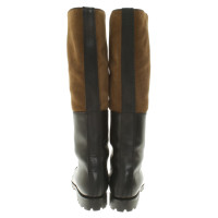 Ludwig Reiter Leather boots in black / khaki