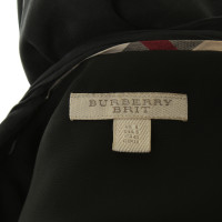 Burberry Robe en soie avec ceinture tressée
