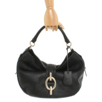 Diane Von Furstenberg Handtasche aus Leder in Schwarz