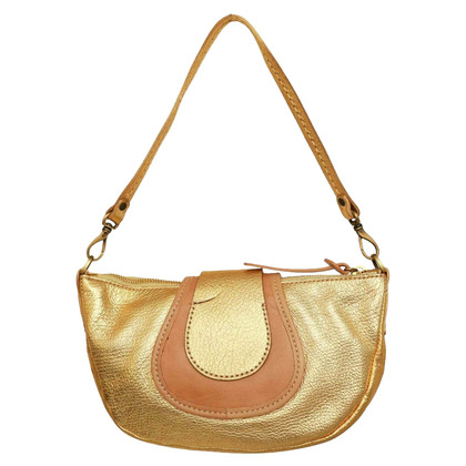 Hogan Handbag Leather in Gold