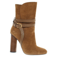 Gucci Suede ankle boots in Ocker