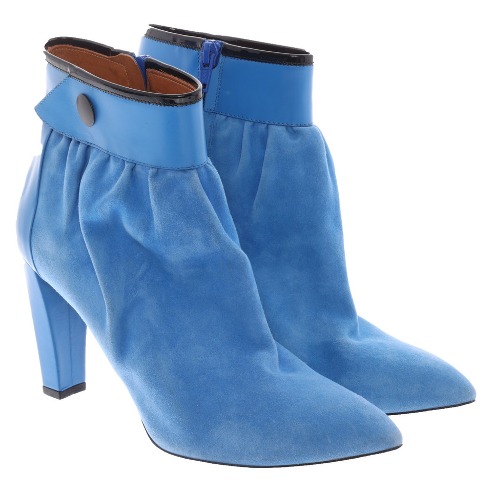 Balenciaga Ankle boots Leather in Blue