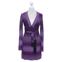 Gucci zijden jurk in purple