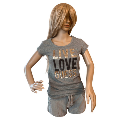 Guess Top Cotton in Grey