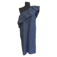 Moschino Cheap And Chic Kleid aus Baumwolle in Blau
