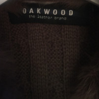 Oakwood Gebreid vest met bont 