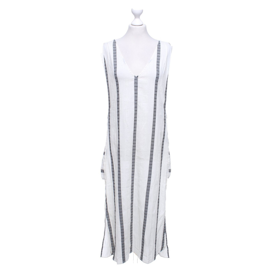 Vi X Paula Hermanny Beach dress with stripe pattern