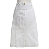 Strenesse Cotton skirt in white