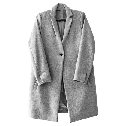 Samsøe & Samsøe Jacket/Coat Wool in Grey