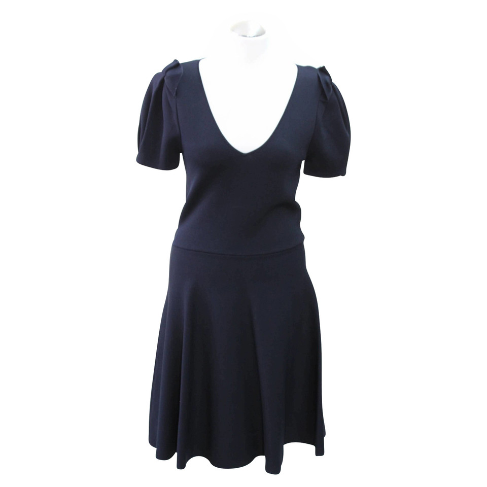Claudie Pierlot Kleid aus Viskose in Blau