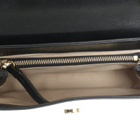 Chloé Double Carry Bag aus Leder in Schwarz
