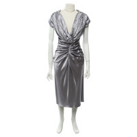 Christian Dior Silk dress in silver gray