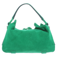 Yves Saint Laurent Handtasche aus Leder in Grün