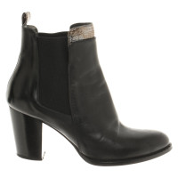 Navyboot Ankle boots Leather in Black