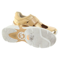 Michael Kors Gold-colored sneaker with Cutouts
