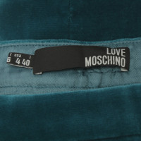 Moschino Love Rock aus Baumwolle in Petrol