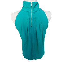 Michael Kors Top Silk in Turquoise