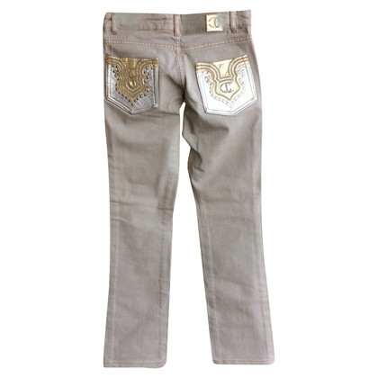 Just Cavalli Paire de Pantalon en Coton en Gris