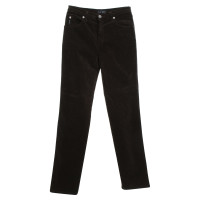 Armani Jeans trousers in velvet look