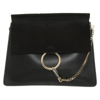 Chloé Faye Bag en Cuir en Noir