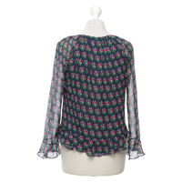 Diane Von Furstenberg Silk blouse with pattern