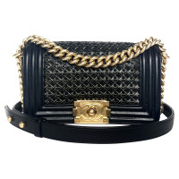 Chanel Boy Small Leather in Black