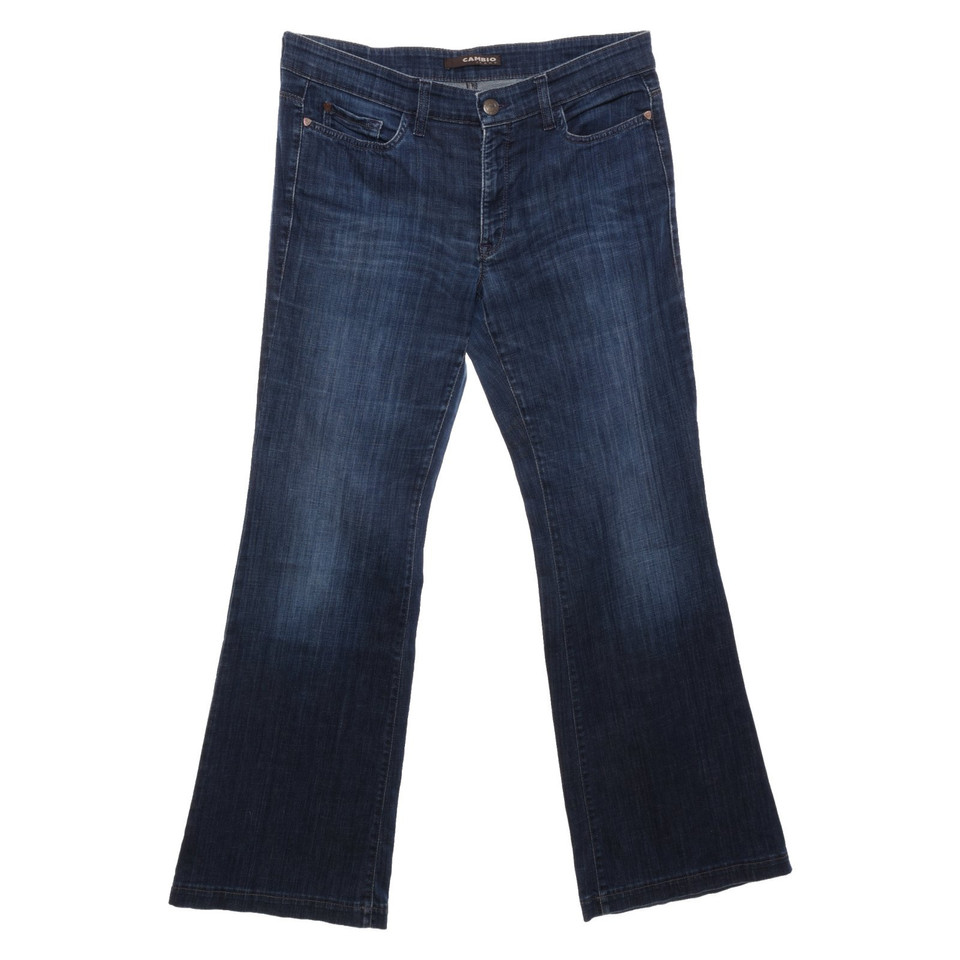 Cambio Jeans Katoen in Blauw