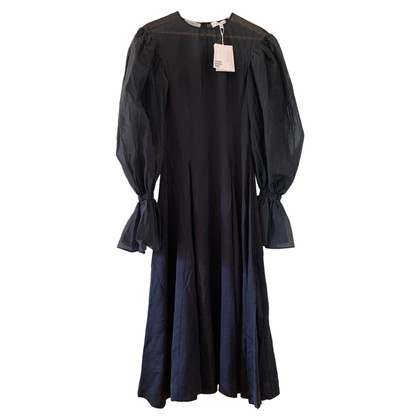 Rejina Pyo Kleid aus Seide in Schwarz
