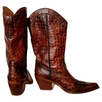 Pinko Bottes en Cuir en Marron