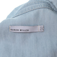 Karen Millen Denim shirt in lichtblauw