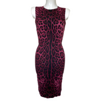 Dolce & Gabbana Kleid aus Seide in Violett
