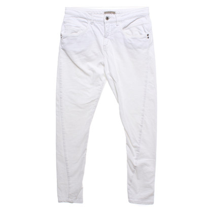 Patrizia Pepe Jeans en Coton en Blanc