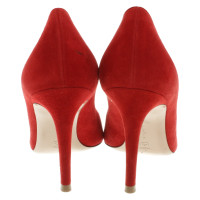 Gianvito Rossi Pumps/Peeptoes Suede in Red