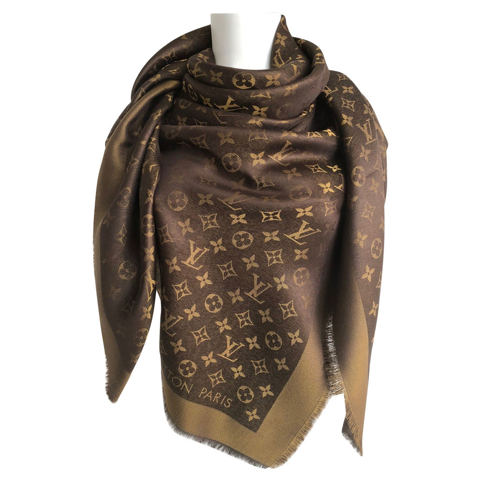 Louis Vuitton Monogram Tuch Silk in Brown