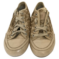 Candice Cooper Trainers in Gold