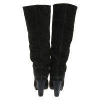 Tommy Hilfiger Bottes en Cuir en Noir