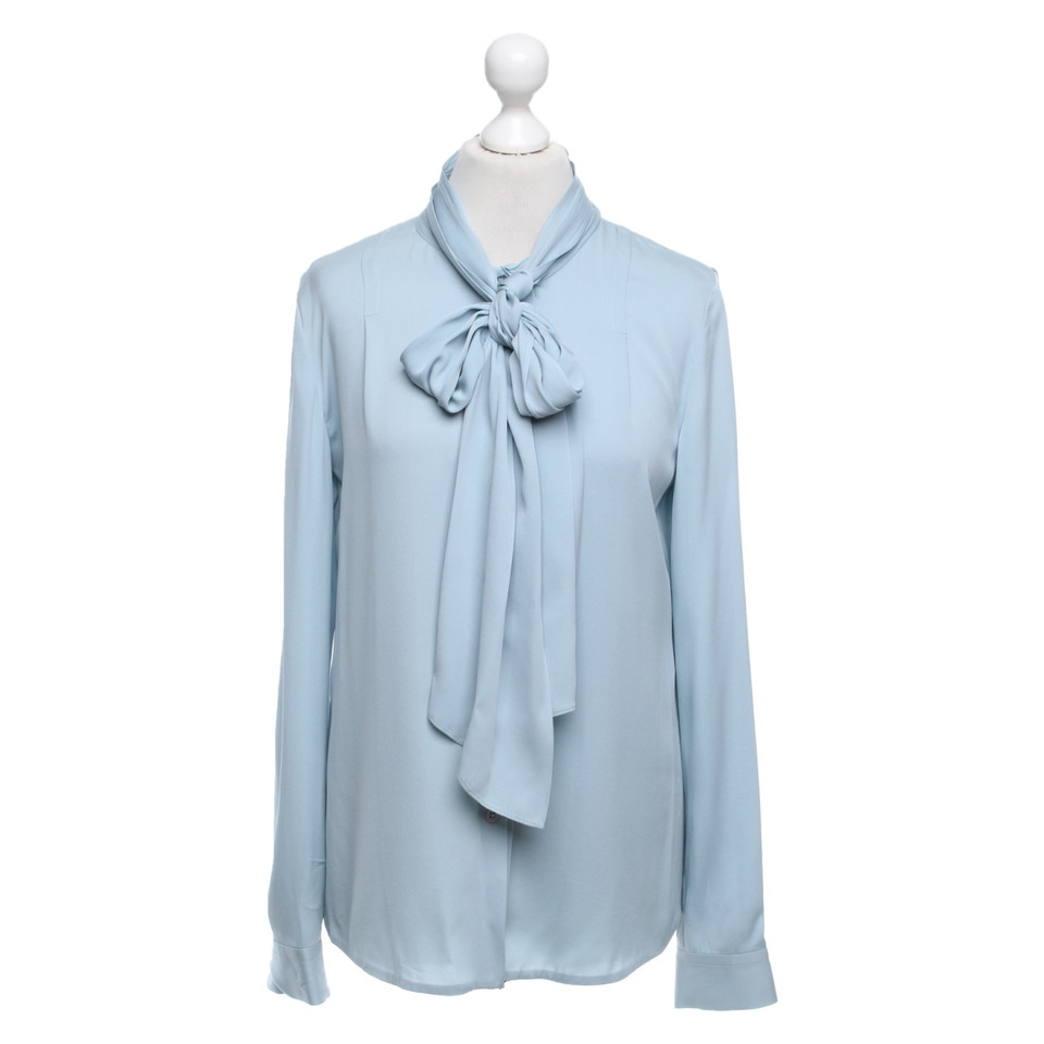 Diane Von Furstenberg Top en Soie en Bleu