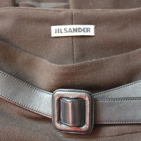 Jil Sander Gonna in lana con cintura