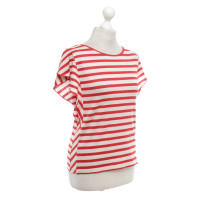Marc Cain T-Shirt in Rot/Weiß