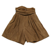 Chloé Shorts aus Wildleder in Khaki