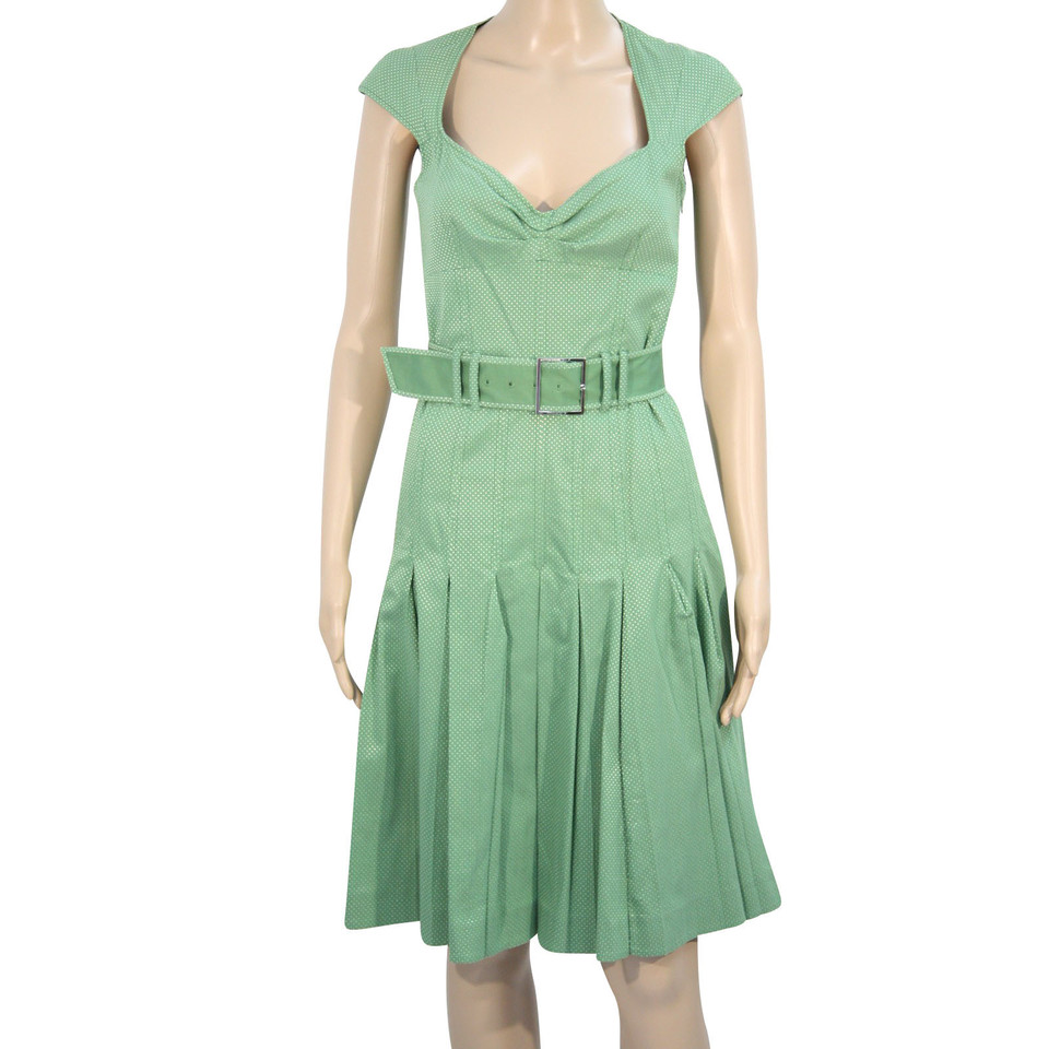 Karen Millen Abito punteggiato in verde