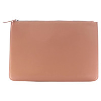 Alaïa Clutch Leer in Huidskleur