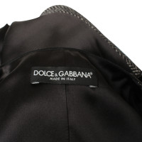 Dolce & Gabbana DROPS mouwloos vest in zwart-wit