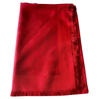 Louis Vuitton Sciarpa in Seta in Rosso