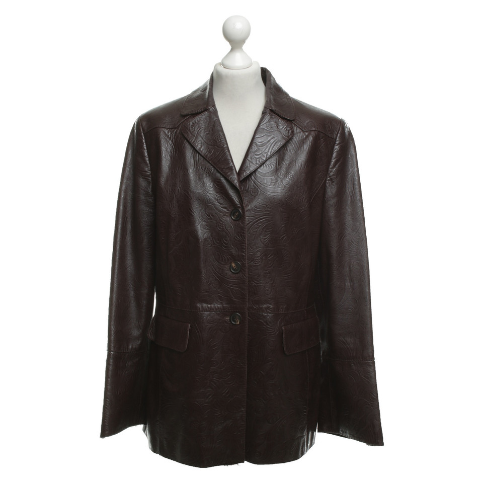 Bogner Leather jacket in brown