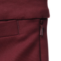 Max Mara trousers in red wine